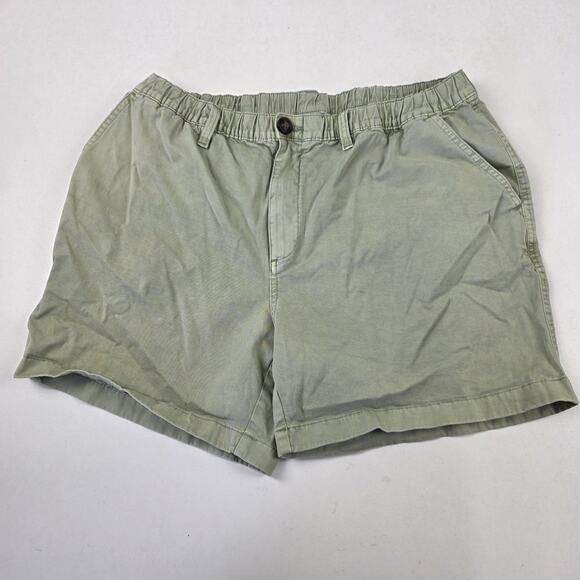 Chubbies Shorts Mens XL Sage Green 5.5 Inseam Regular Fit Elastic Waist Cotton - Picture 1 of 12
